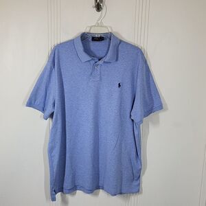 Ralph Lauren Men's Light Blue Polo Shirt